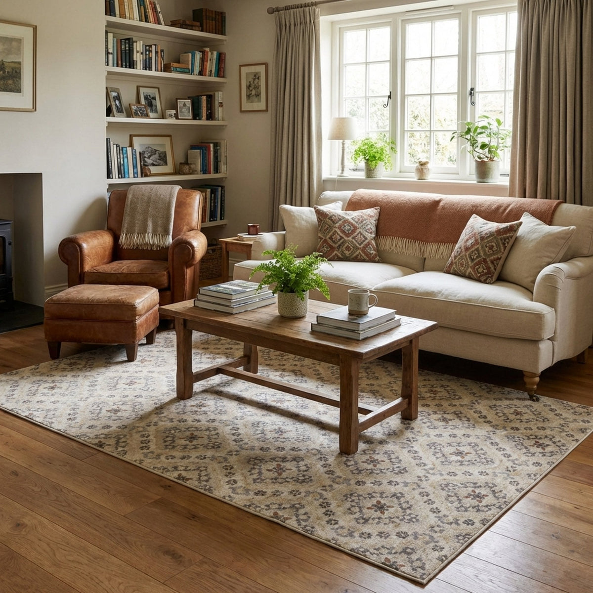 Montville Albaster Latte Area Rug