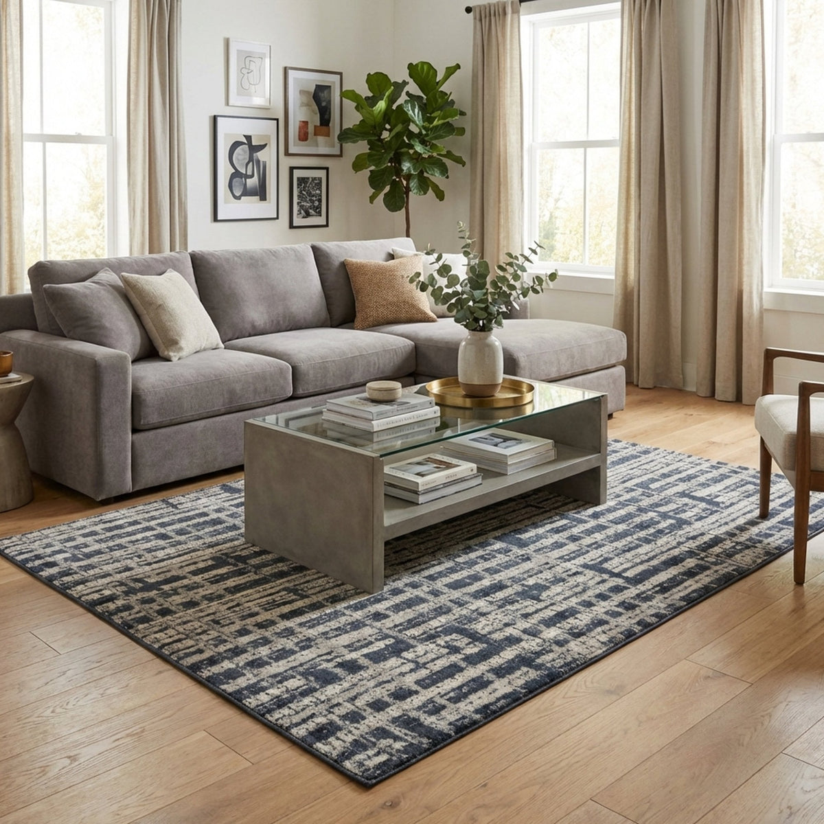 Canyon Vintage Blue Area Rug