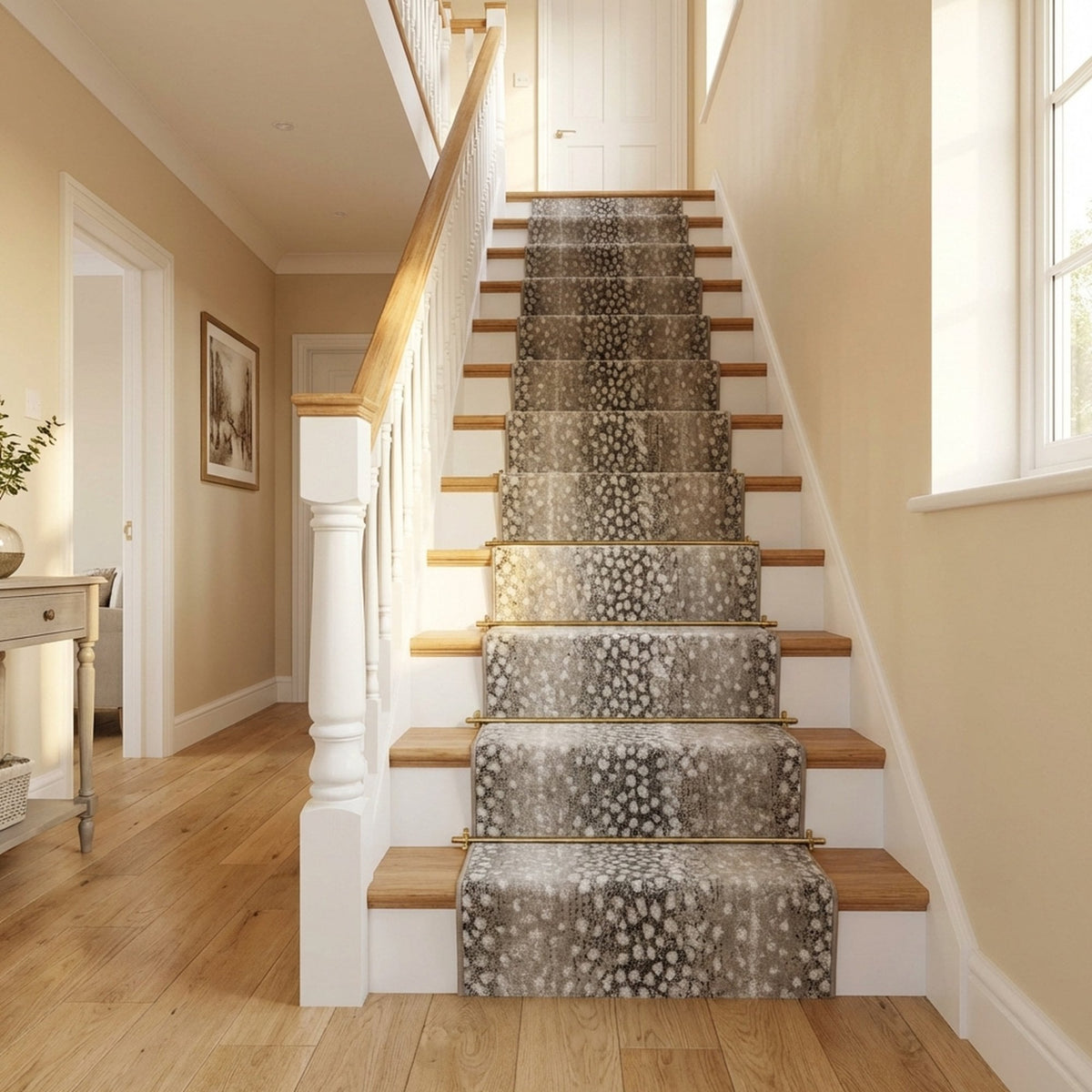 Adore Greige Whitecap Stair Runner