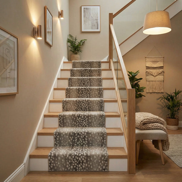 Adore Greige Whitecap Stair Runner