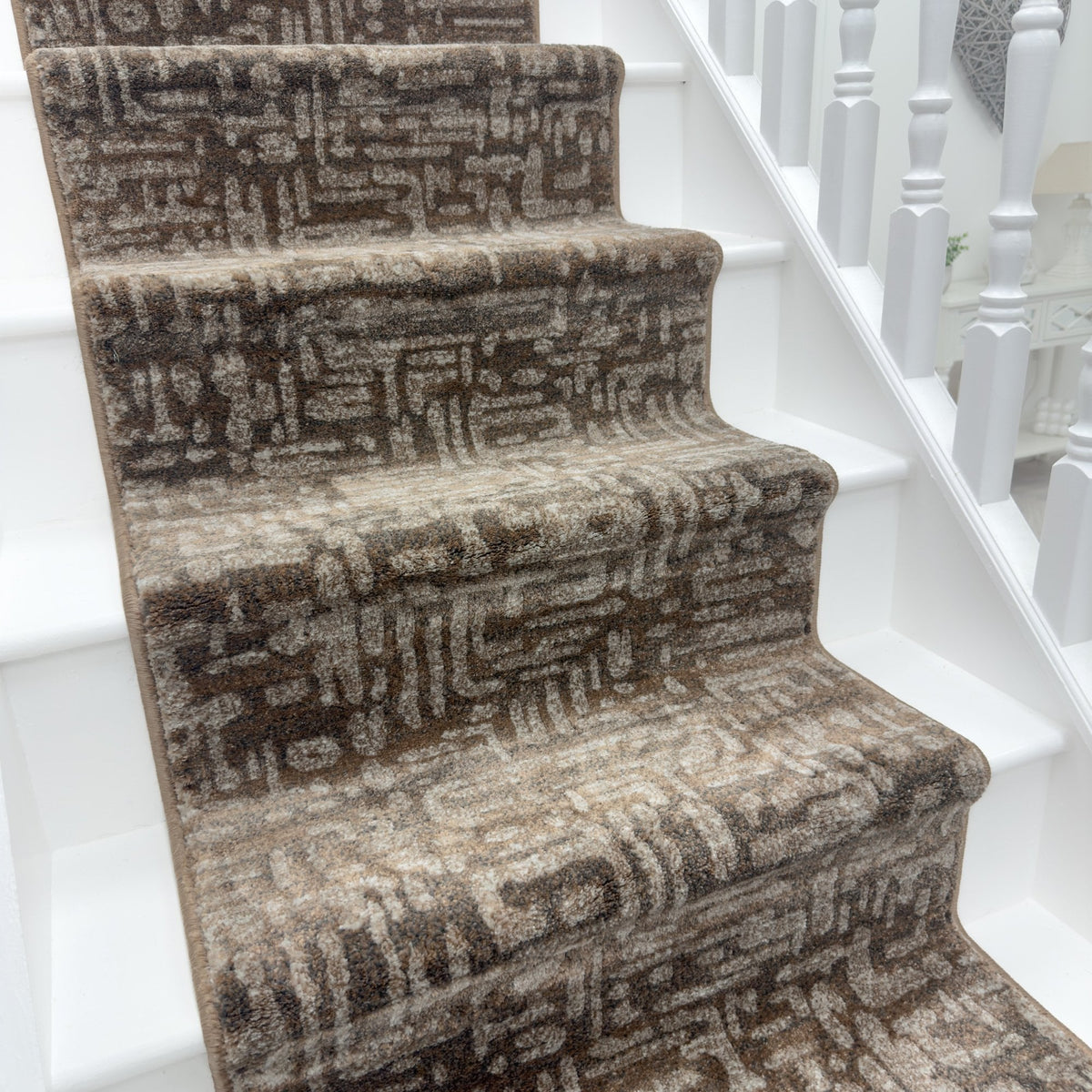Adore Tile Greige Stair Runner