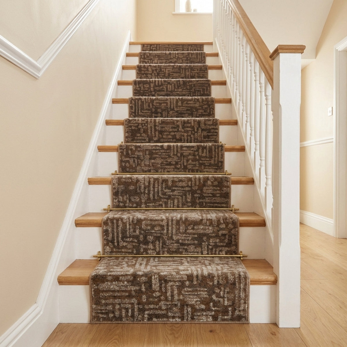 Adore Tile Greige Stair Runner