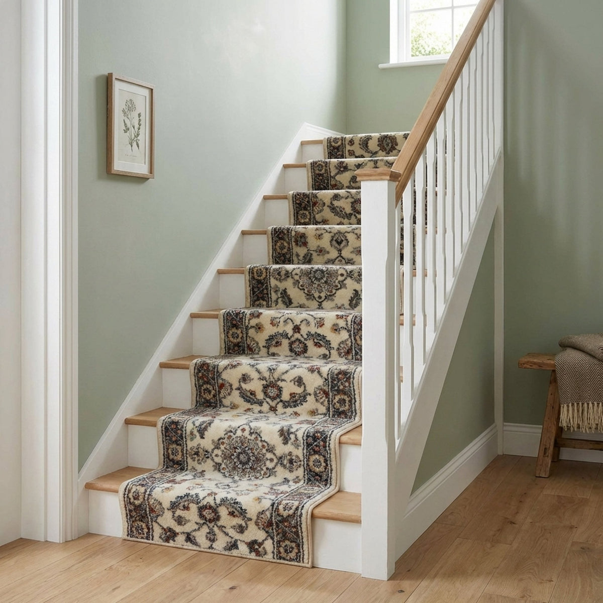 Canyon Alabaster Storm Stair Runner