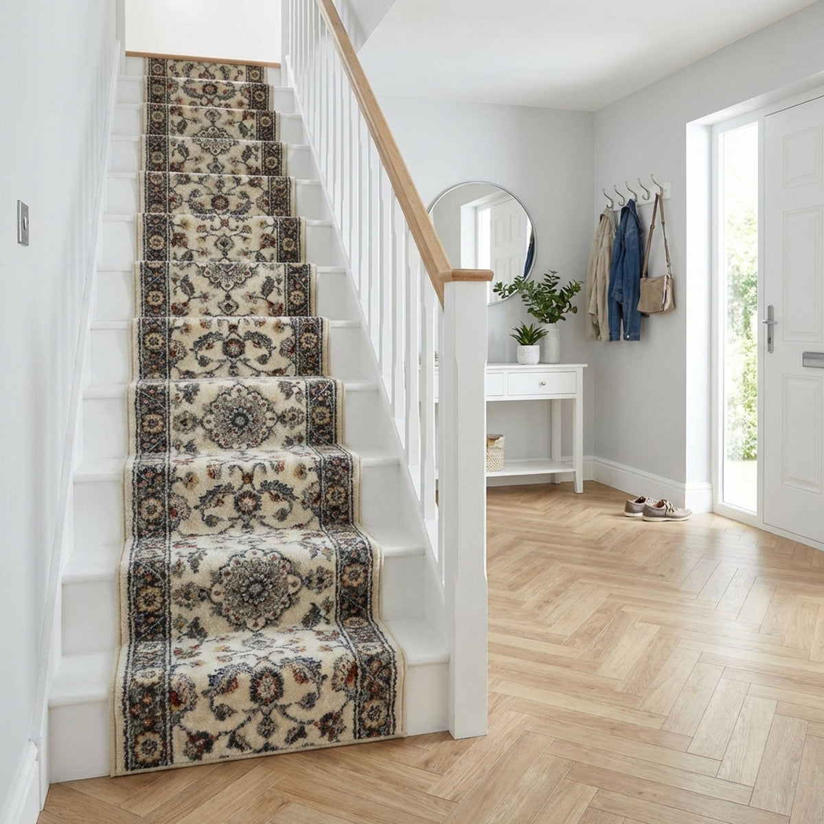 Canyon Alabaster Storm Stair Runner