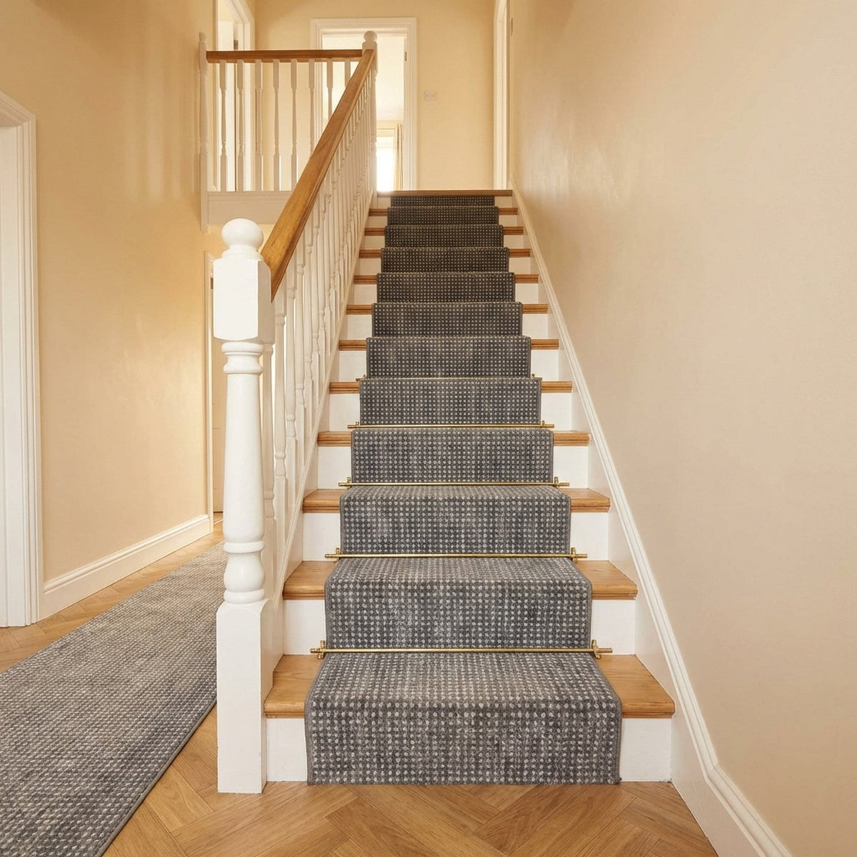 Canyon Gravel Cement Stair Runner