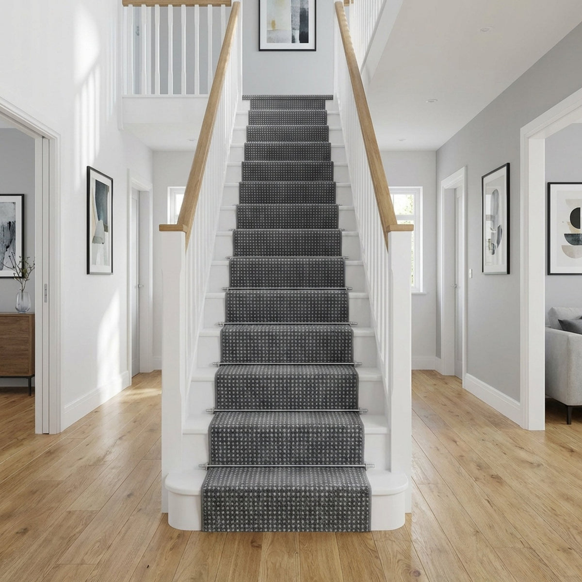 Canyon Gravel Cement Stair Runner