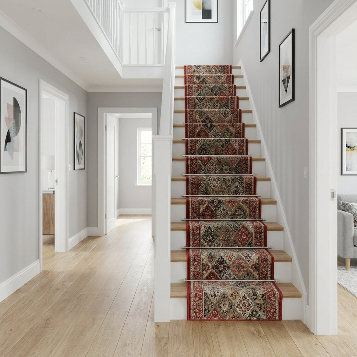 Heirloom Cinnabar Multi Stair Runner