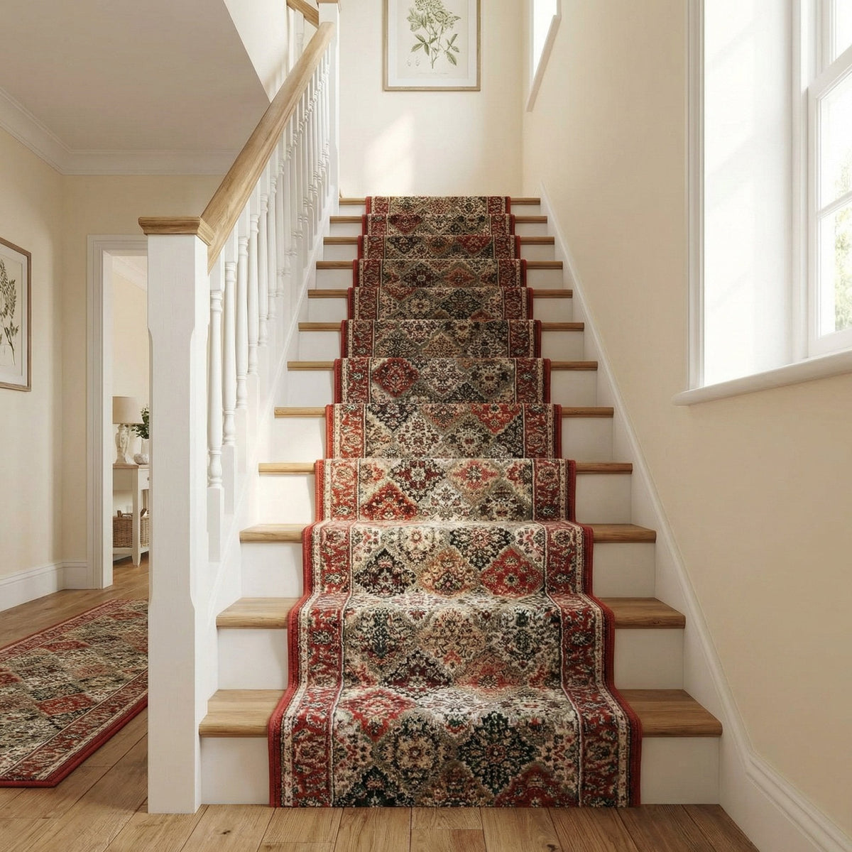 Heirloom Cinnabar Multi Stair Runner