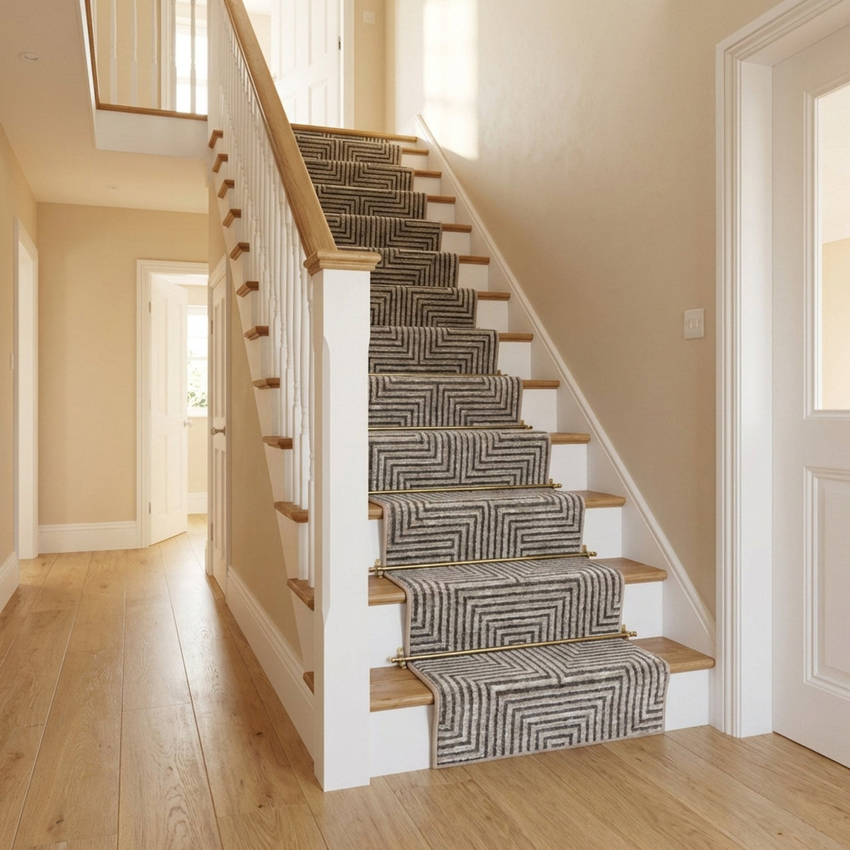 Landscape Pumice Smoke Stair Runner