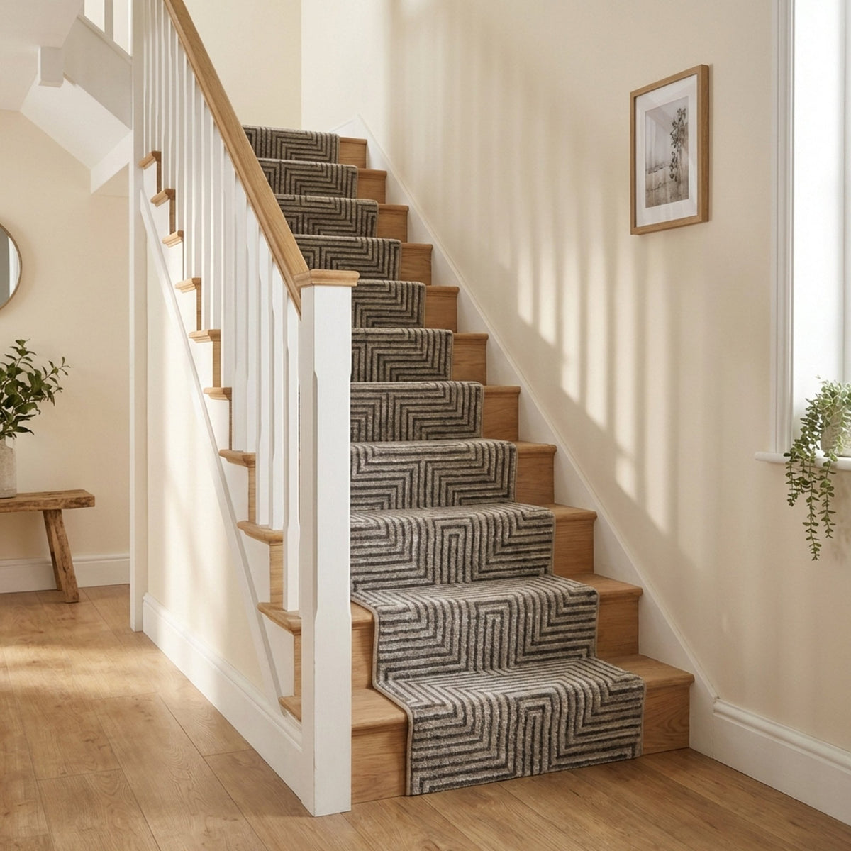 Landscape Pumice Smoke Stair Runner
