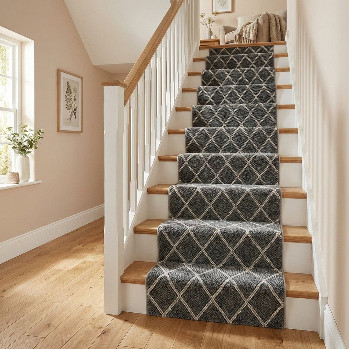 Milan Sterling Birch Stair Runner
