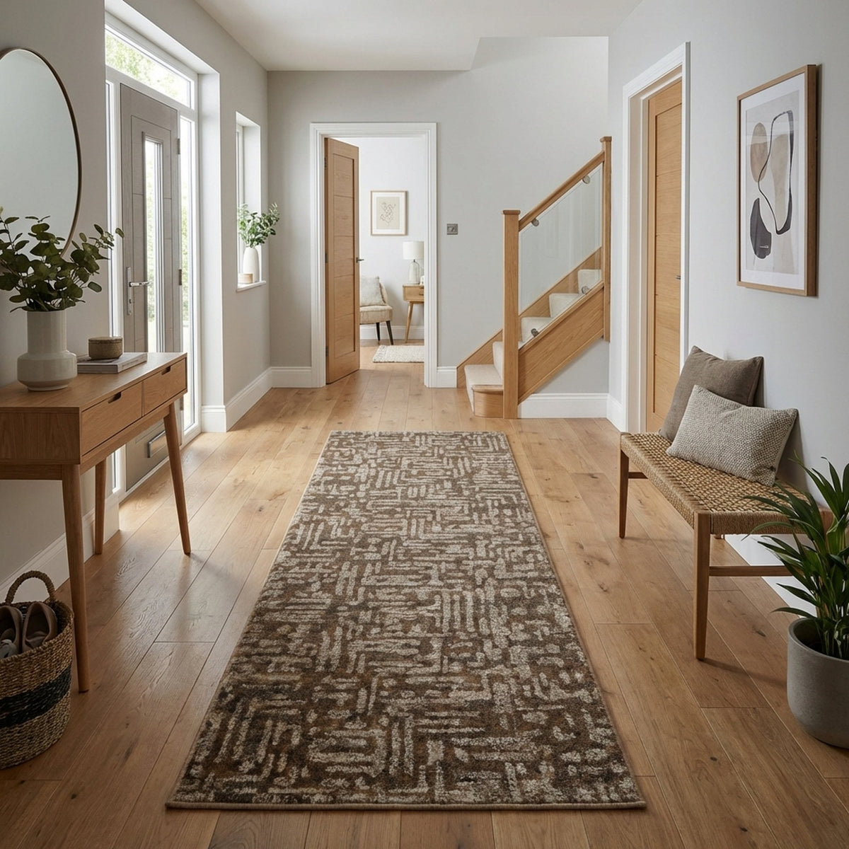 Adore Tile Greige Hall Runner