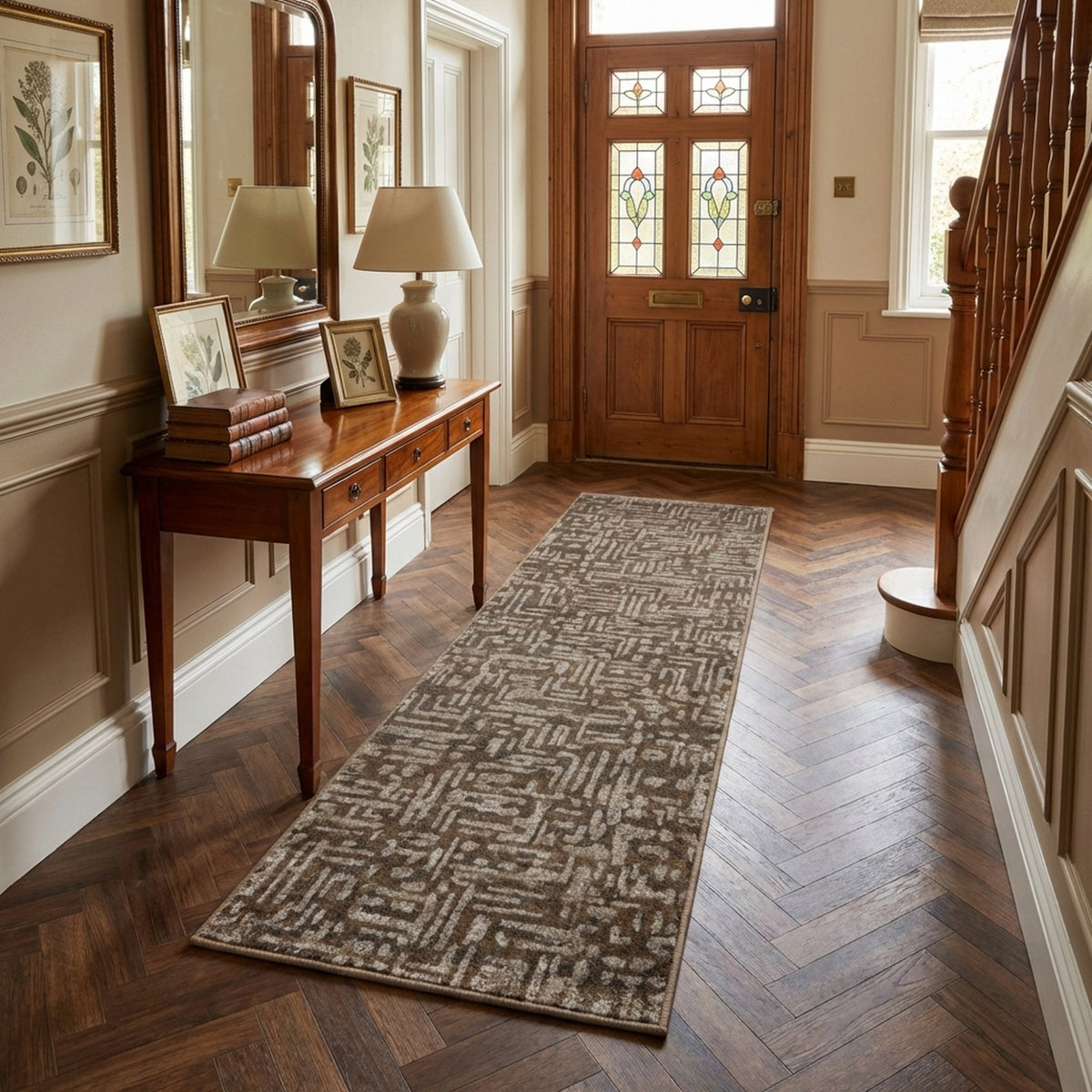 Adore Tile Greige Hall Runner