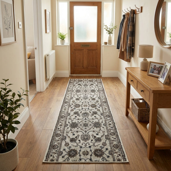 Adore Whitecap Greige Hall Runner