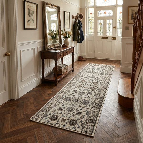 Adore Whitecap Greige Hall Runner