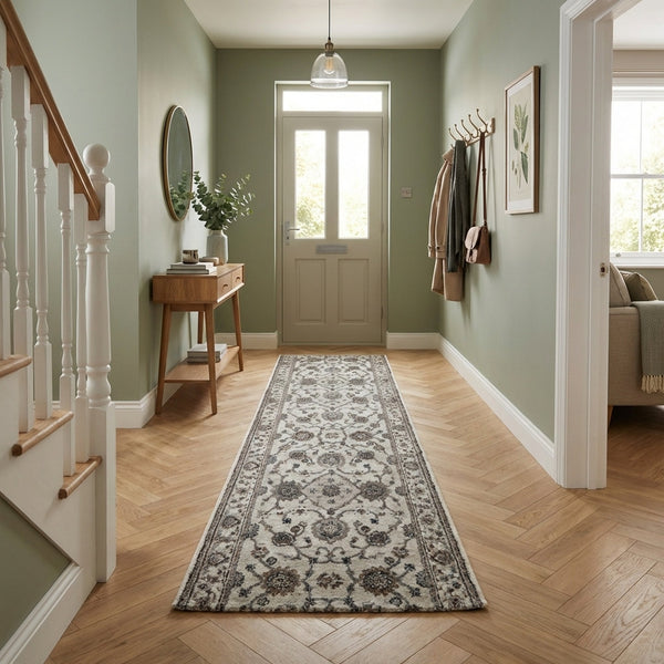 Adore Whitecap Greige Hall Runner