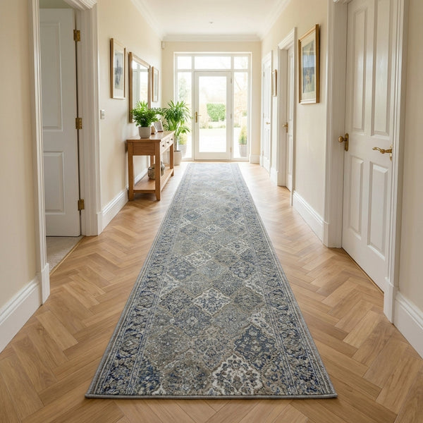 Clearwater Chalk Gunmetal Hall Runner