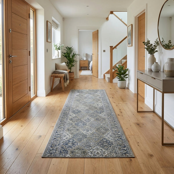Clearwater Chalk Gunmetal Hall Runner
