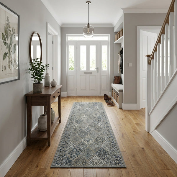 Clearwater Chalk Gunmetal Hall Runner