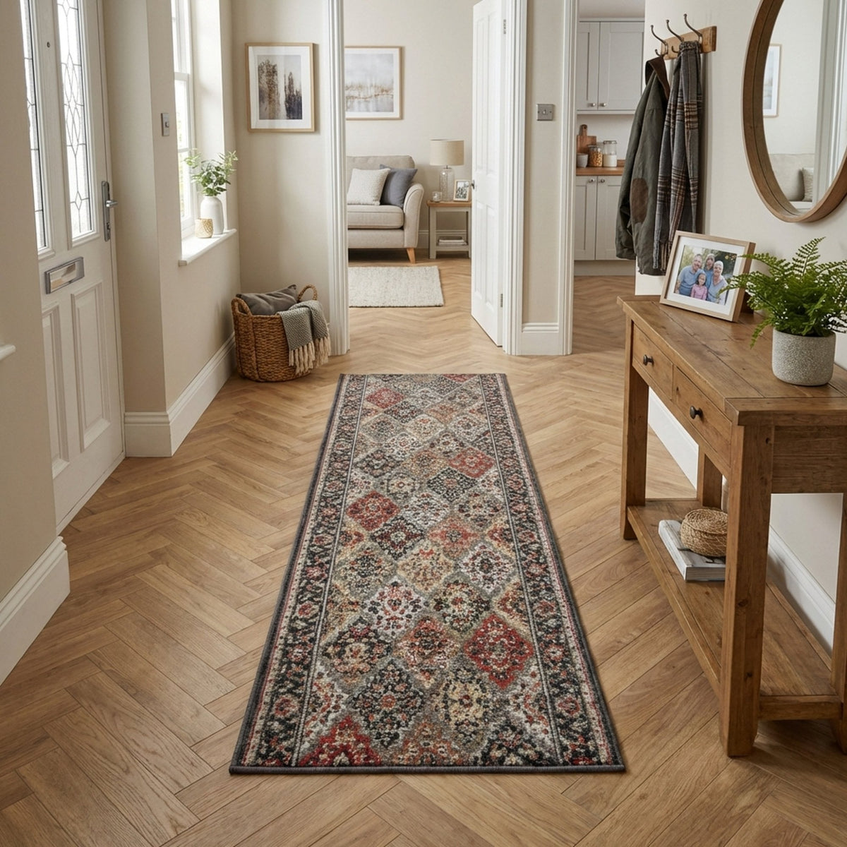 Heirloom Abbey Multi Rug Runner