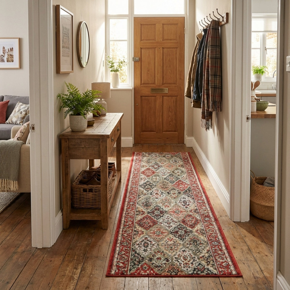 Heirloom Cinnabar Multi Hall Runner