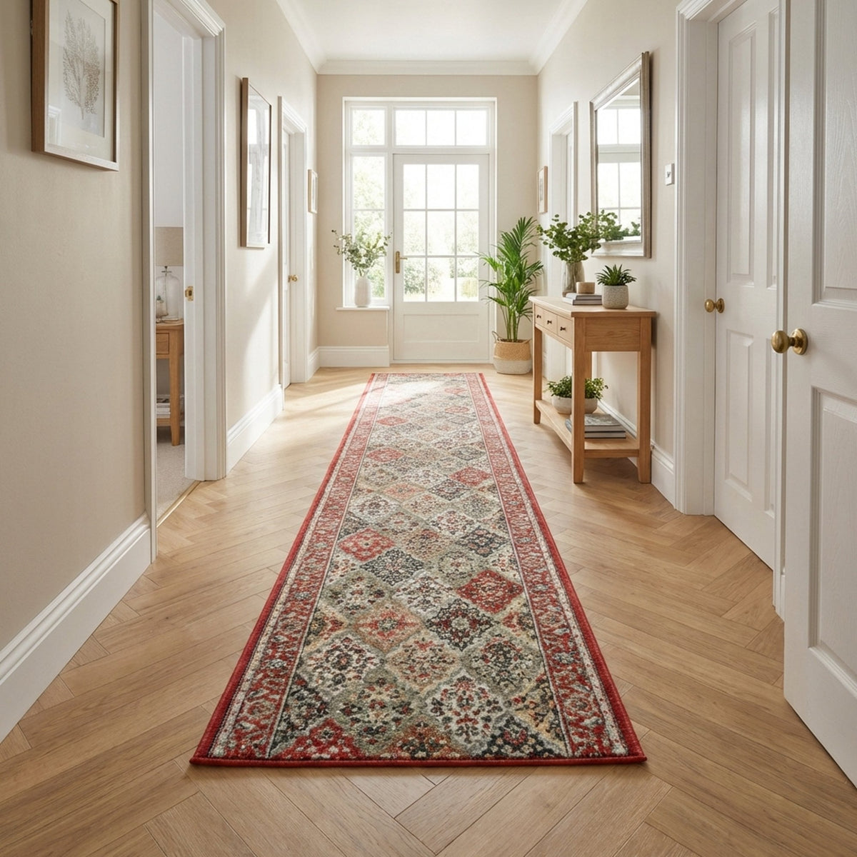 Heirloom Cinnabar Multi Hall Runner