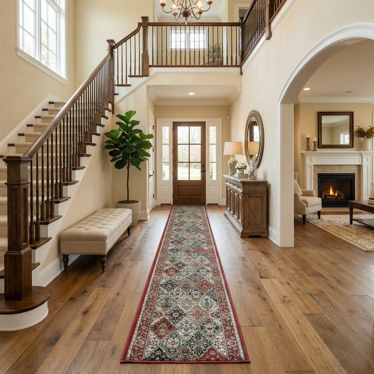 Heirloom Cinnabar Multi Hall Runner