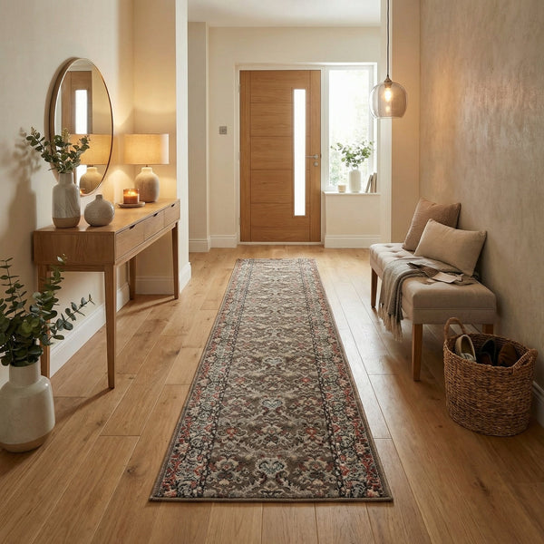 Heirloom Tan/Navajo White Rug Runner