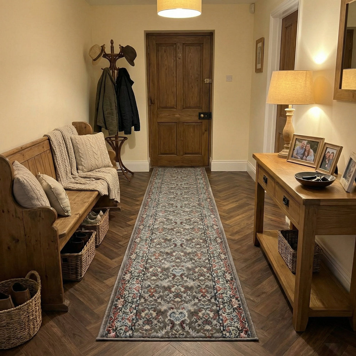 Heirloom Tan/Navajo White Rug Runner