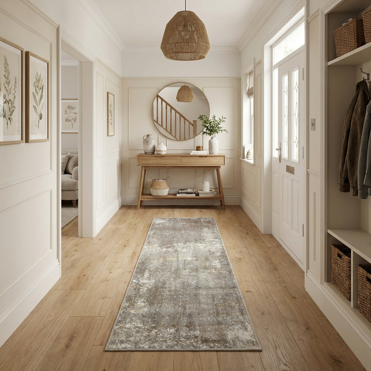 Landscape Pumice Shell Rug Runner