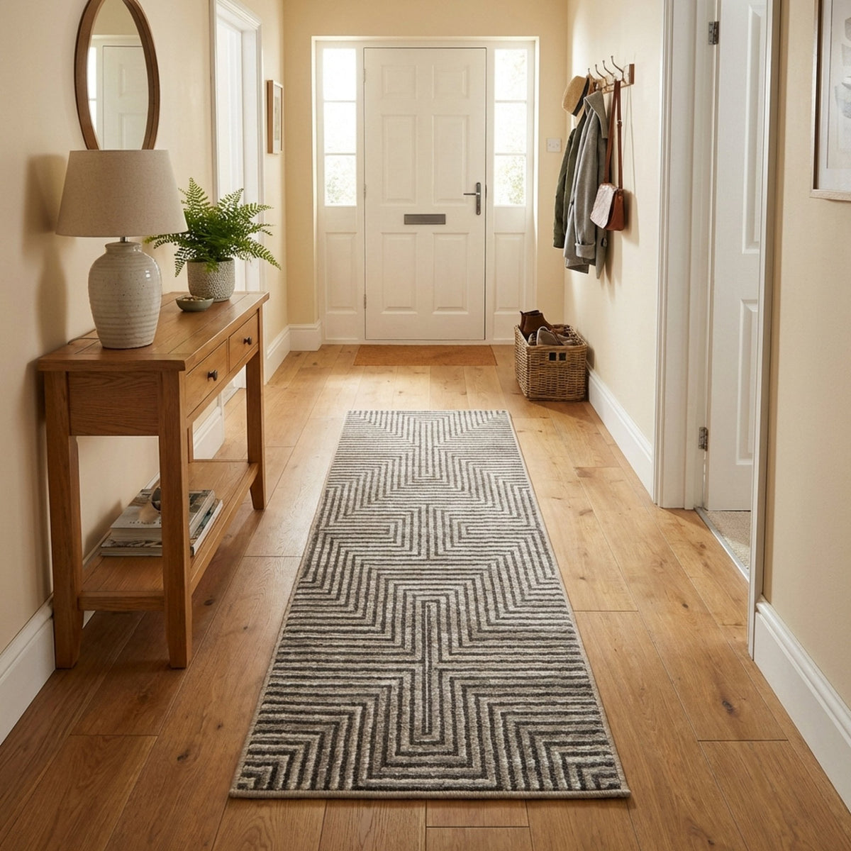 Landscape Pumice Smoke Rug Runner