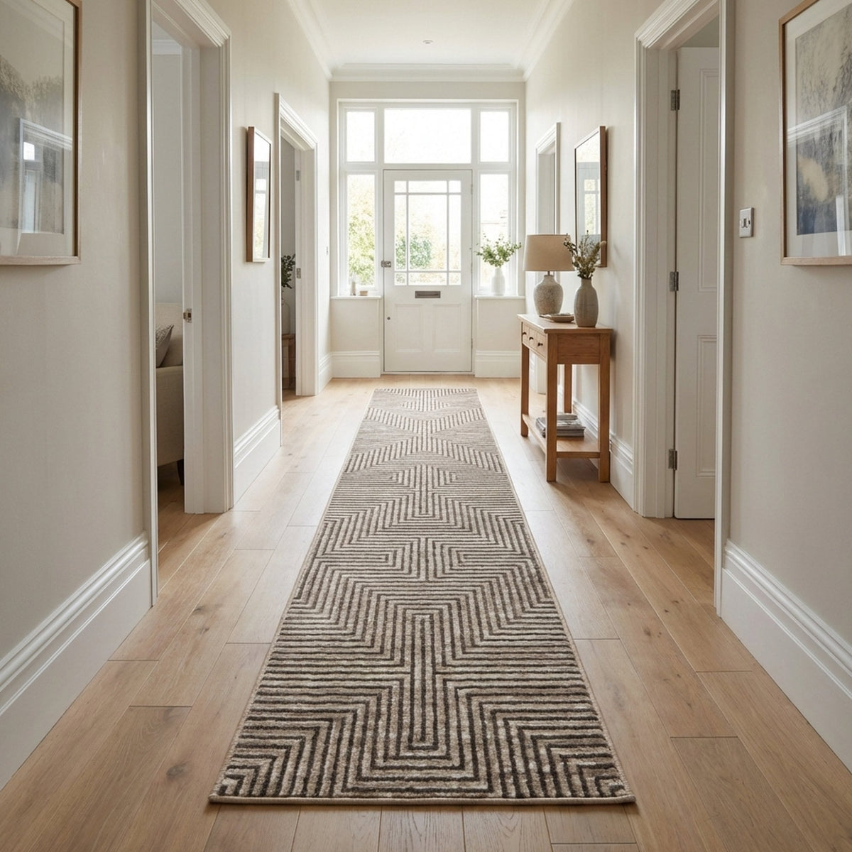 Landscape Pumice Smoke Rug Runner