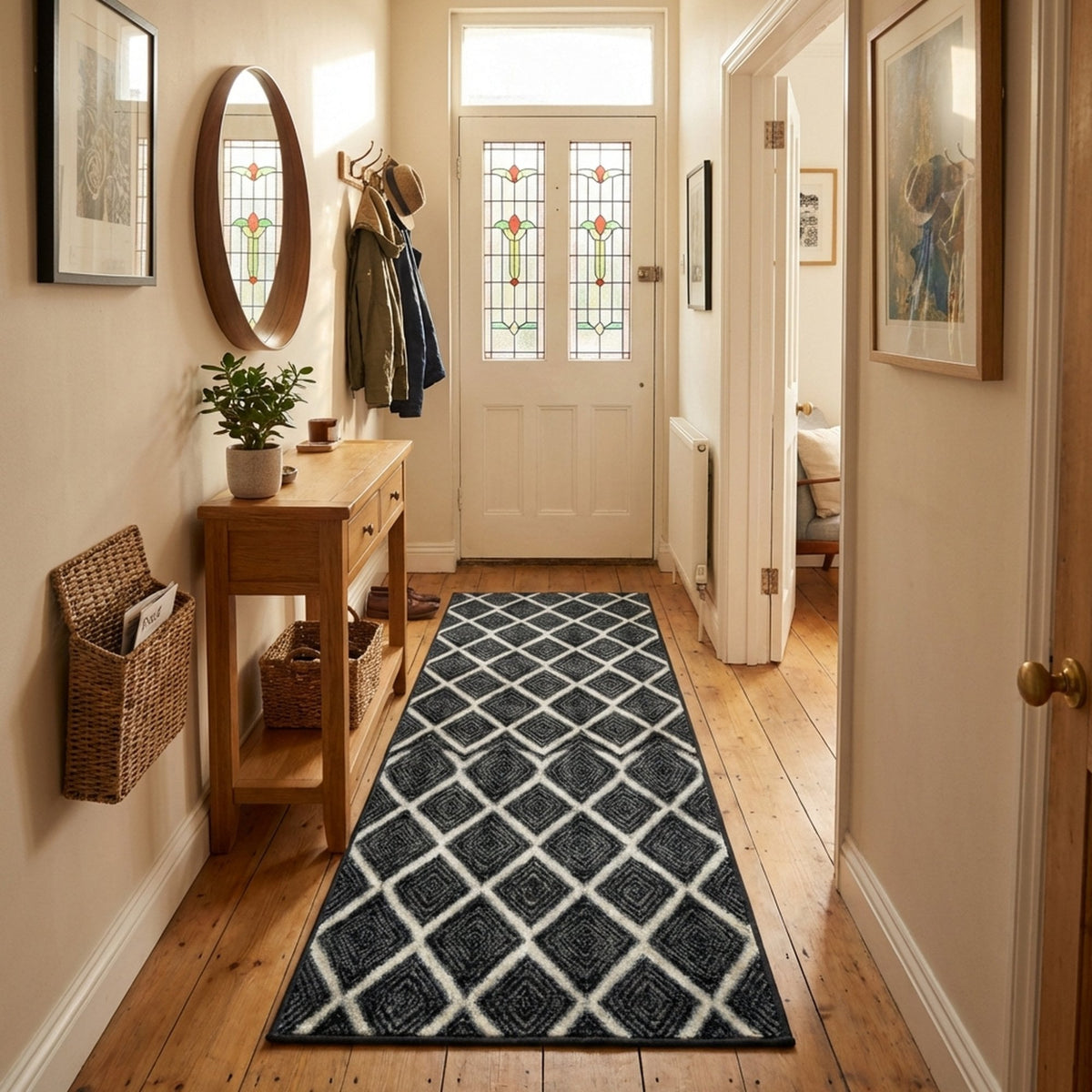 Milan Castle Ebony Hall Runner