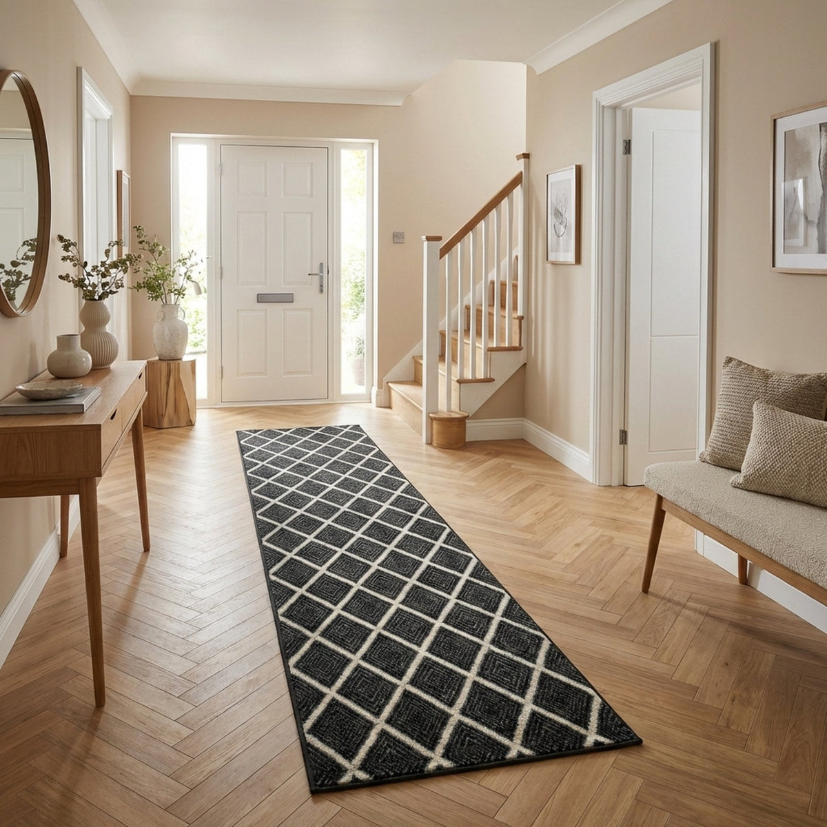 Milan Castle Ebony Hall Runner