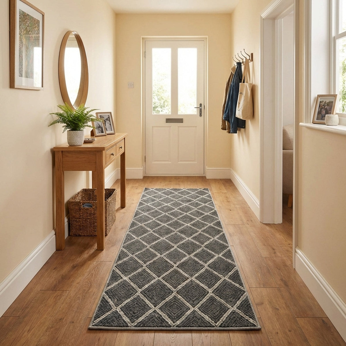 Milan Sterling Birch Rug Runner