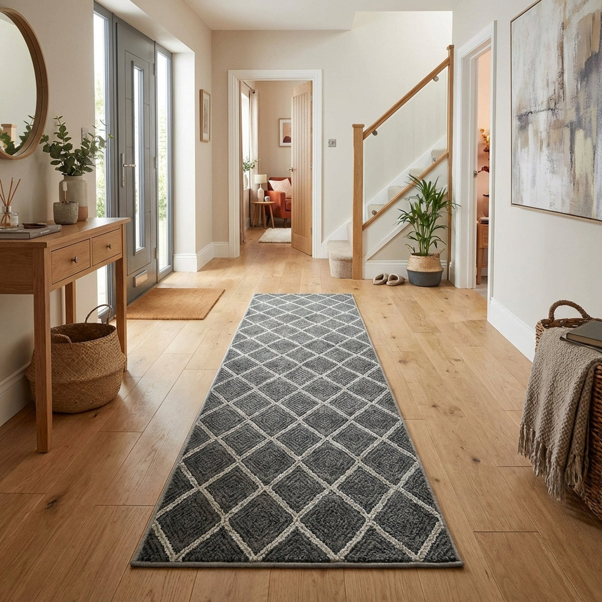 Milan Sterling Birch Rug Runner
