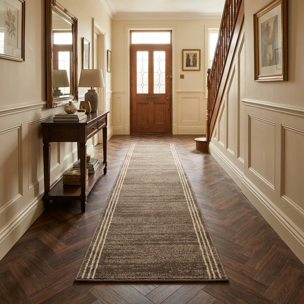 Montville Dylan Latte Alabaster Hall Runner