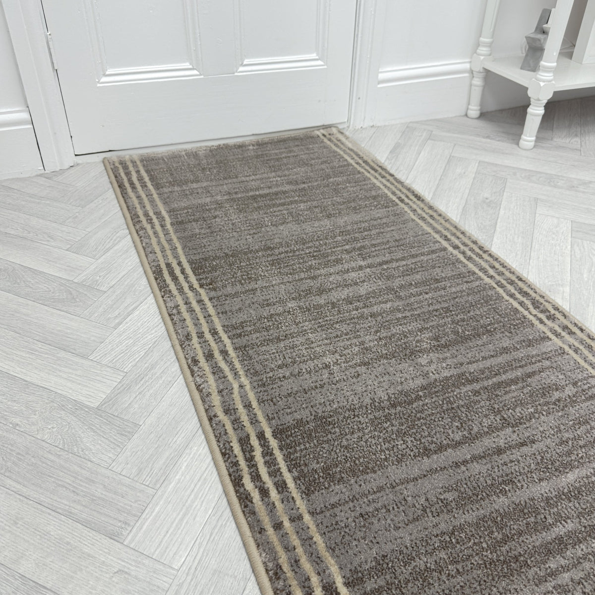 Montville Storm Latte Rug Runner