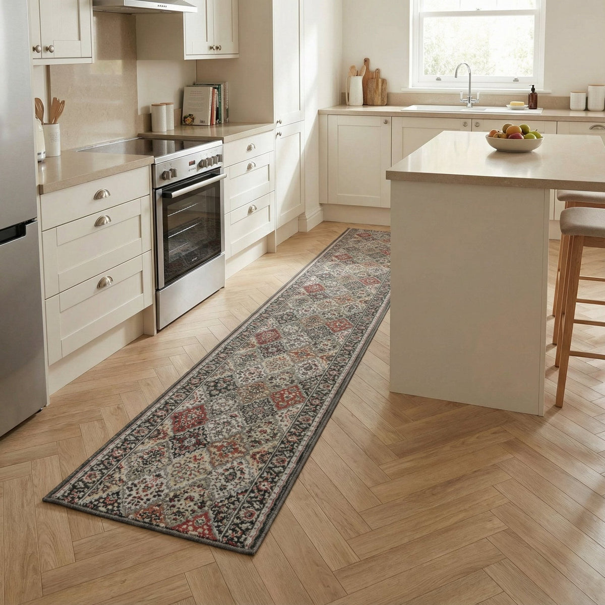 Heirloom Abbey Multi Kitchen Runner