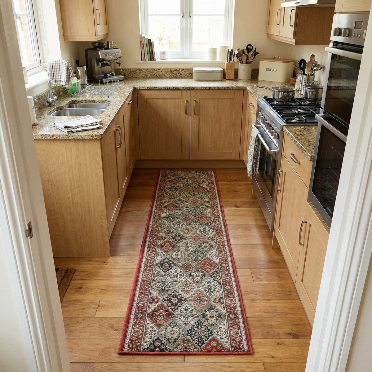 Heirloom Cinnabar Multi Kitchen Runner
