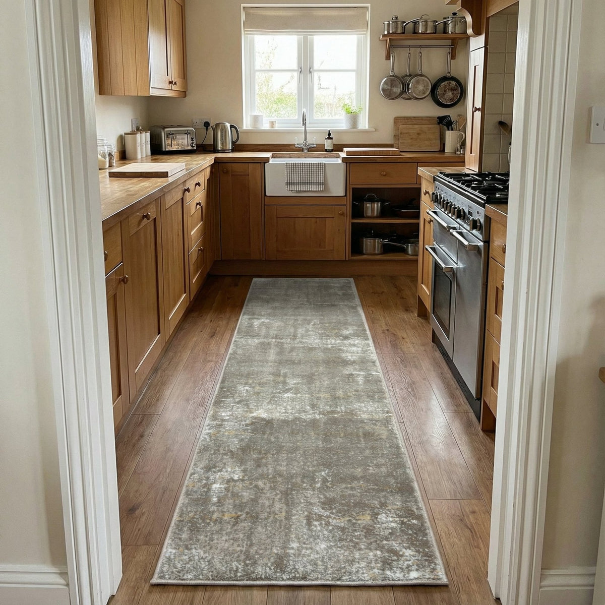 Landscape Pumice Shell Kitchen Runner