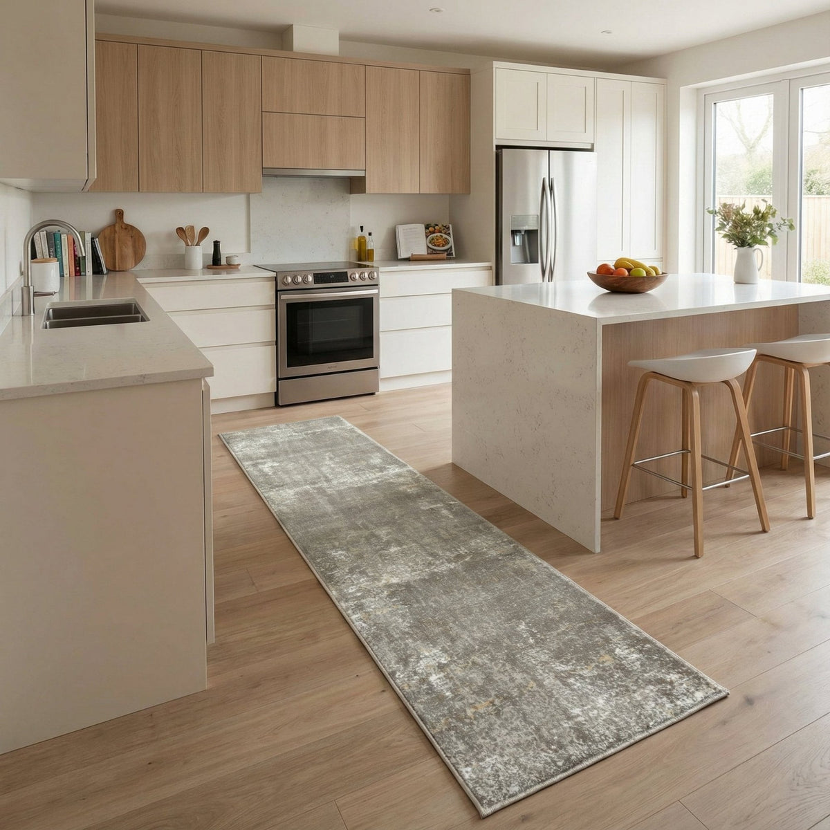 Landscape Pumice Shell Kitchen Runner