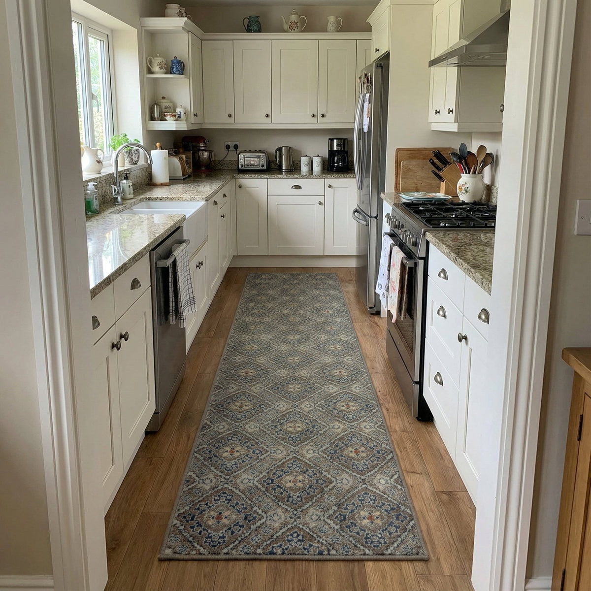 Montville Latte Sand Kitchen Runner