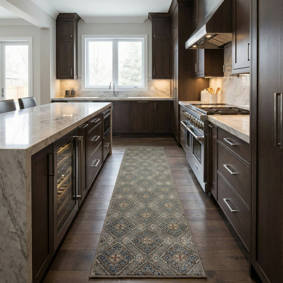 Montville Latte Sand Kitchen Runner
