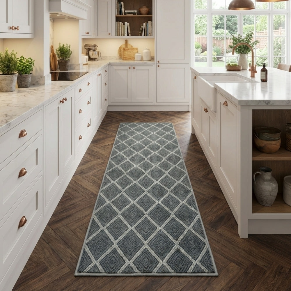 Milan Sterling Birch Kitchen Runner