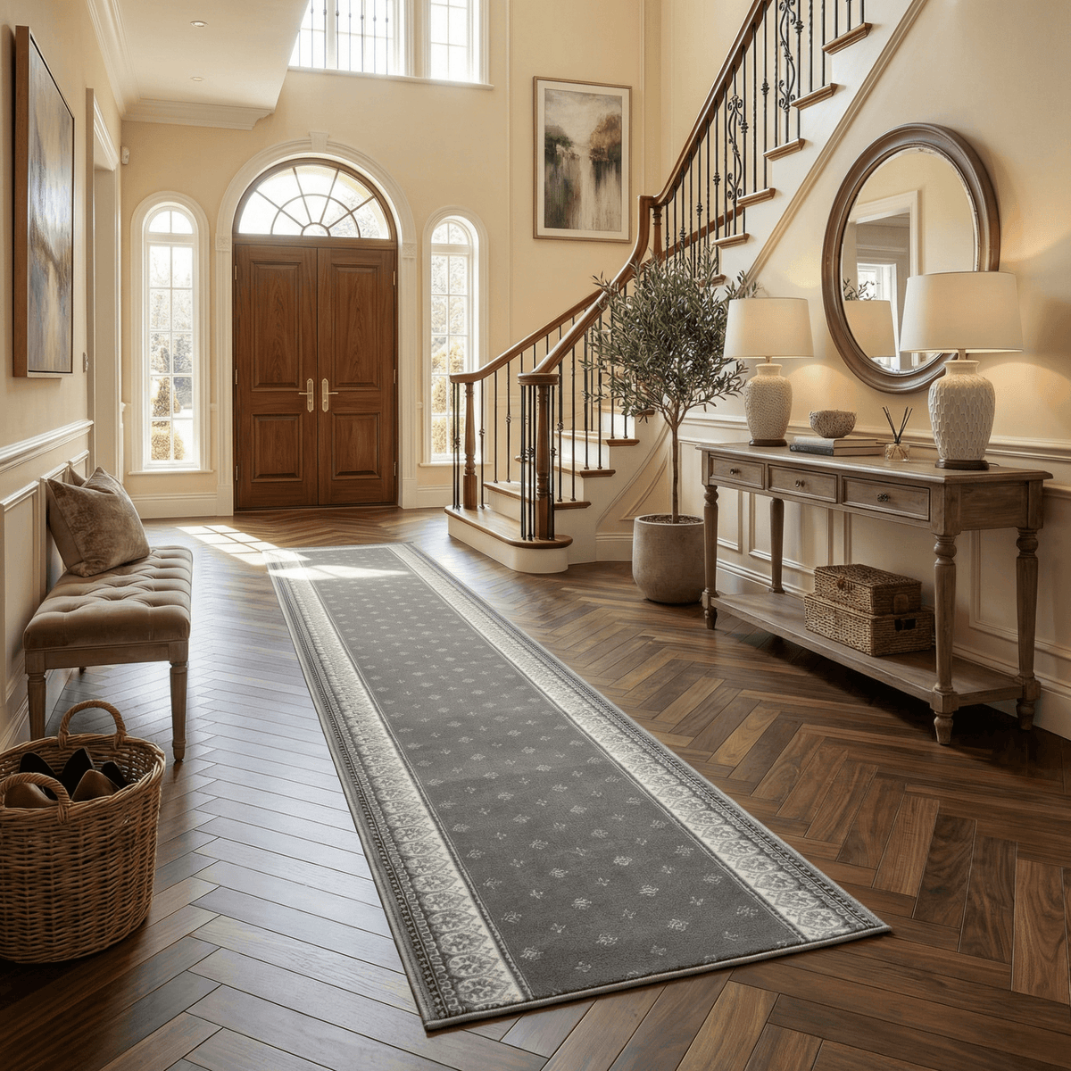 Clearwater Dove Oyster Rug Runner