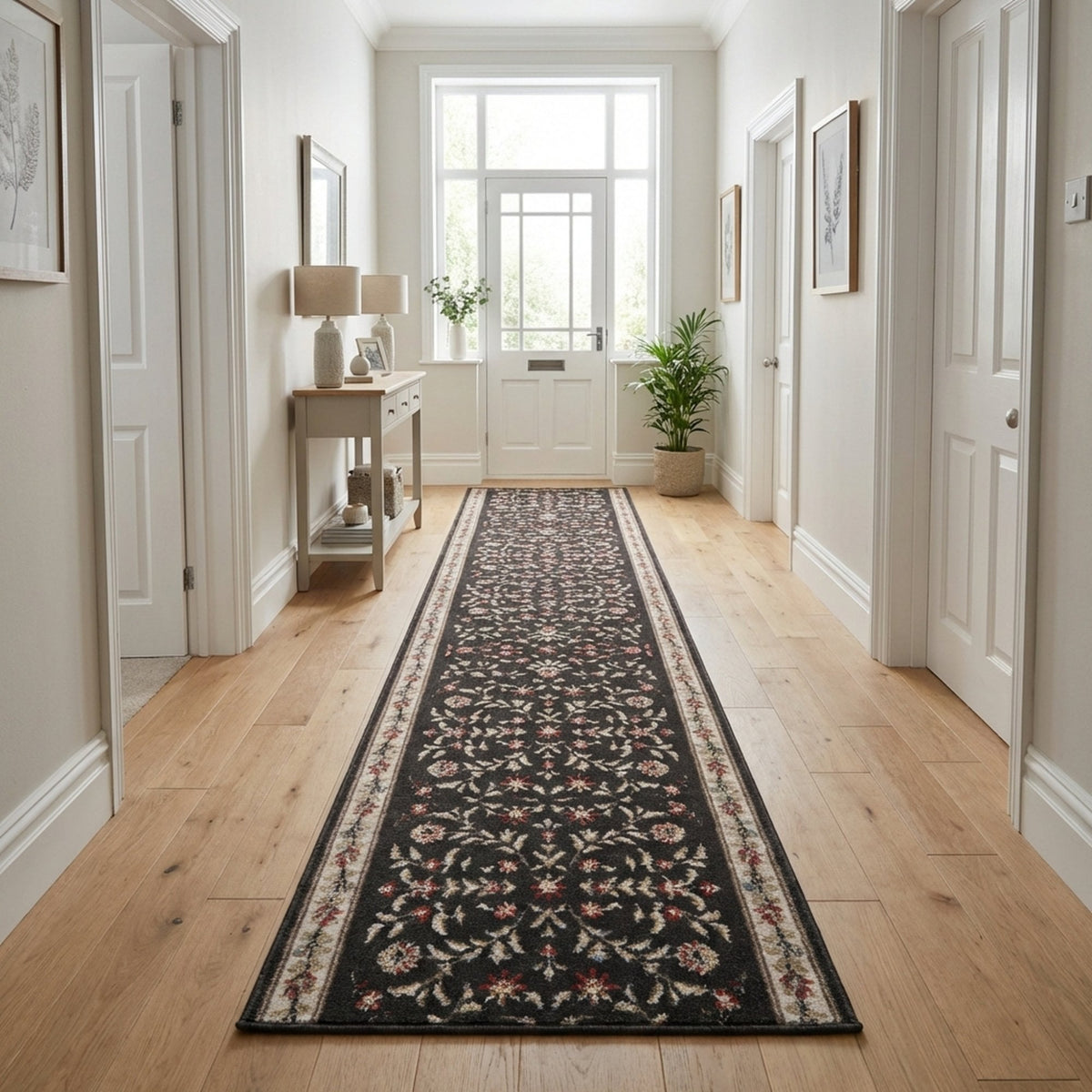 Heirloom Dorothea Abbey Navajo White Hall Runner