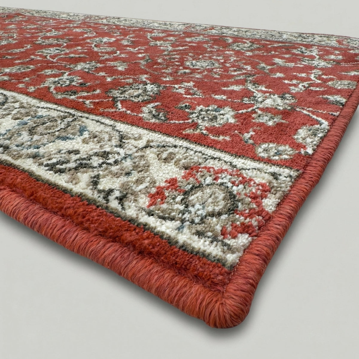 Heirloom Rockland Cinnabar Navajo White Rug Runner