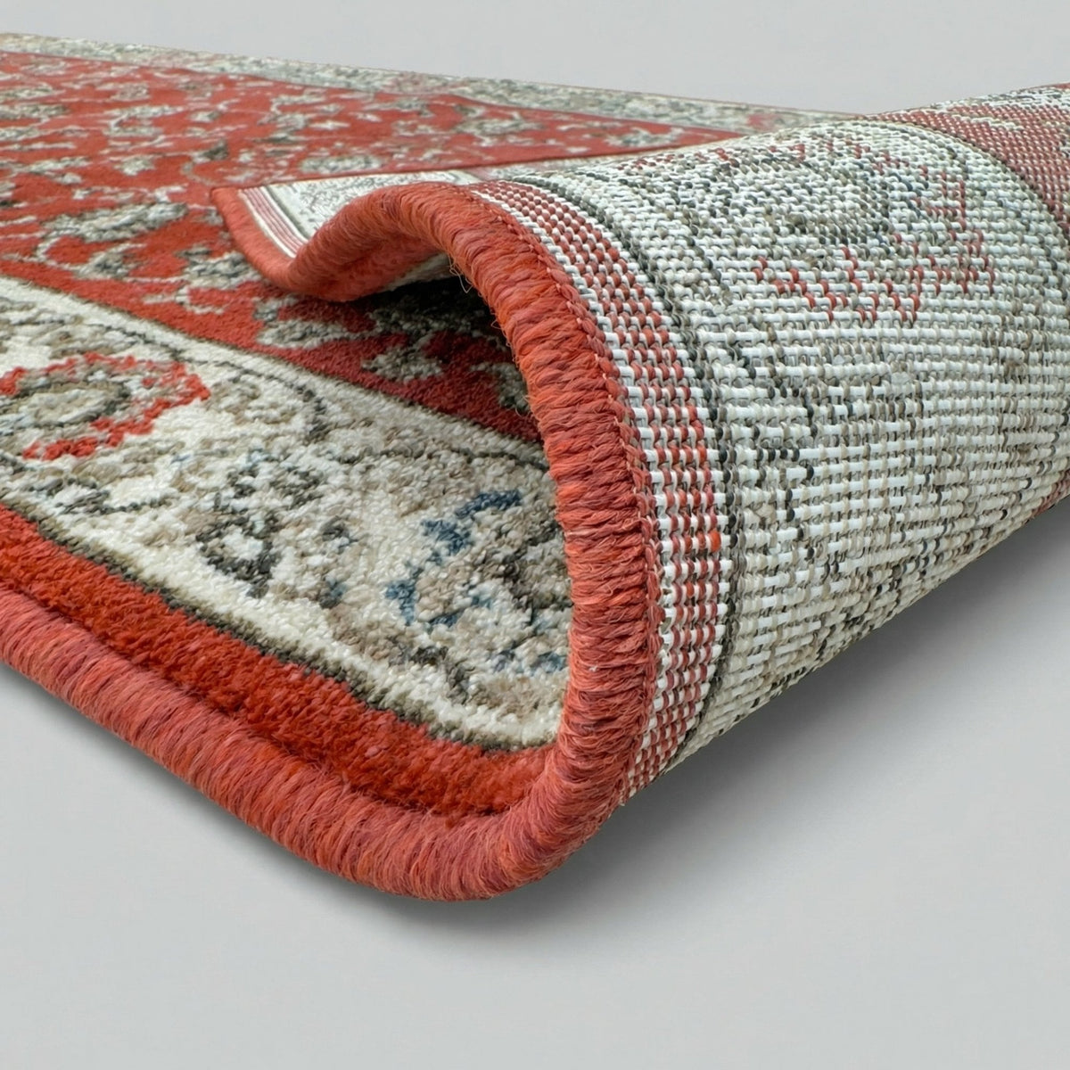 Heirloom Rockland Cinnabar Navajo White Rug Runner