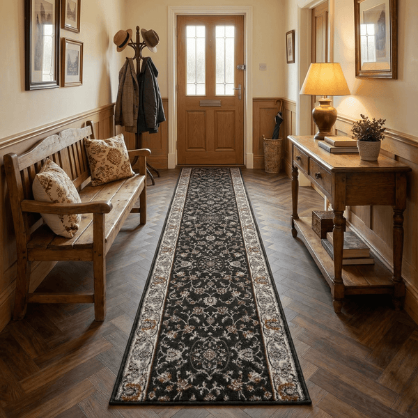 Heirloom Rockland Abbey Navajo White Hall Runner